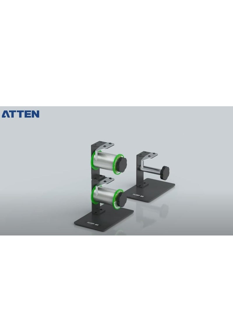 ATTEN TJ-227A Solder Wire Stand Heavy-Duty Dispenser for Soldering Wire Compatible with Various Solder Spools Stable Base for Electronics Repair and Assembly