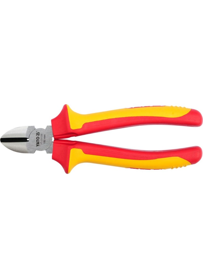 YATO Insulated Side Cutting Plier 180mm VDE-1000V YT-21159