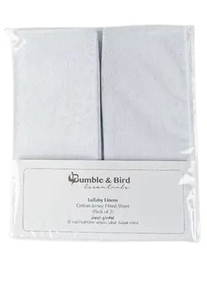 Bumble & Bird - Basic Cotton Jersey Fitted Sheet - 2pcs