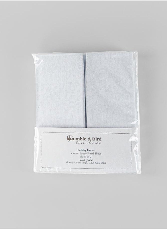 Bumble & Bird - Basic Cotton Jersey Fitted Sheet - 2pcs