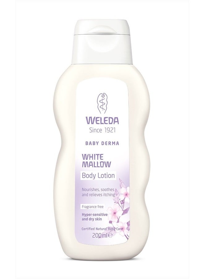 Baby Derma Body Lotion, White Mallow 6.8 Oz (Pack of 2)