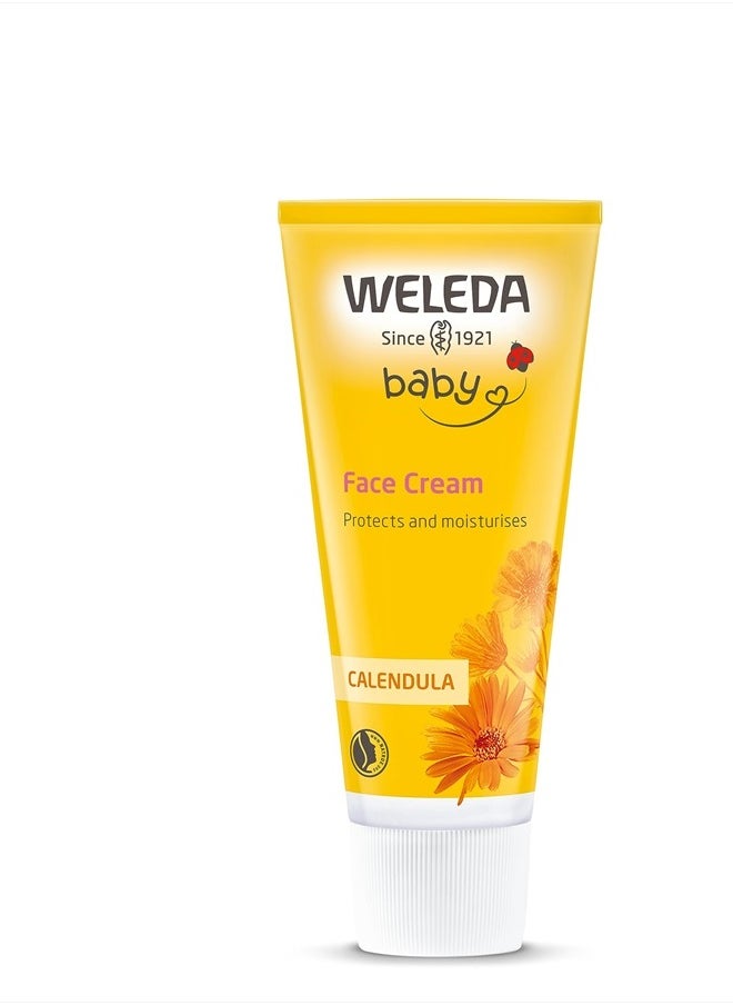 WELEDA Calendula Baby Face Cream, 1.7 FZ