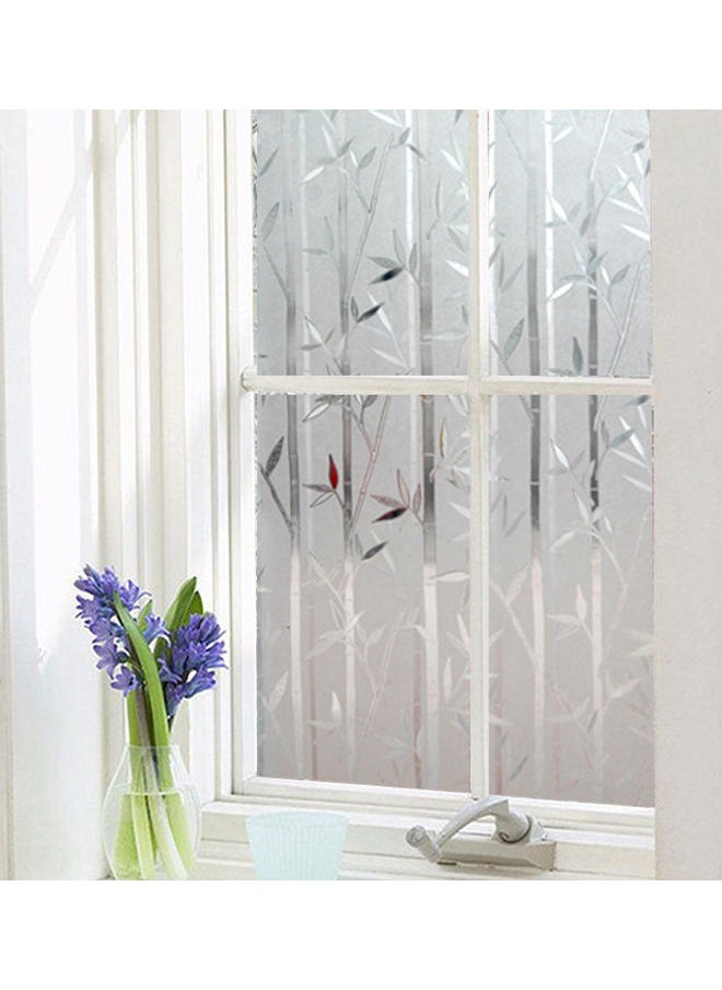 Glue Static Decorative Window Film Clear 40x100cm