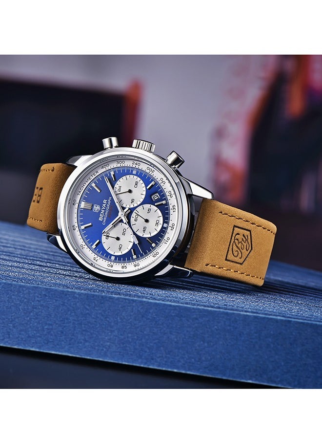 Watch for Men Stylish Business Analog Quartz Leather Waterproof Luminous Date Luxury Casual Wrist Watch