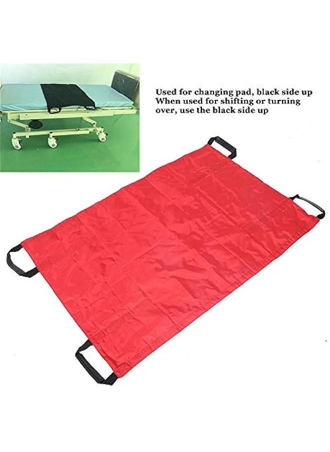 Incontinence Mattress, Positioning Bed Pad with Handles, Nursing Pads, Reusable for Body Lift/Moving Caregiver/Elderly Family Aid/Bedridden Turning/Sliding