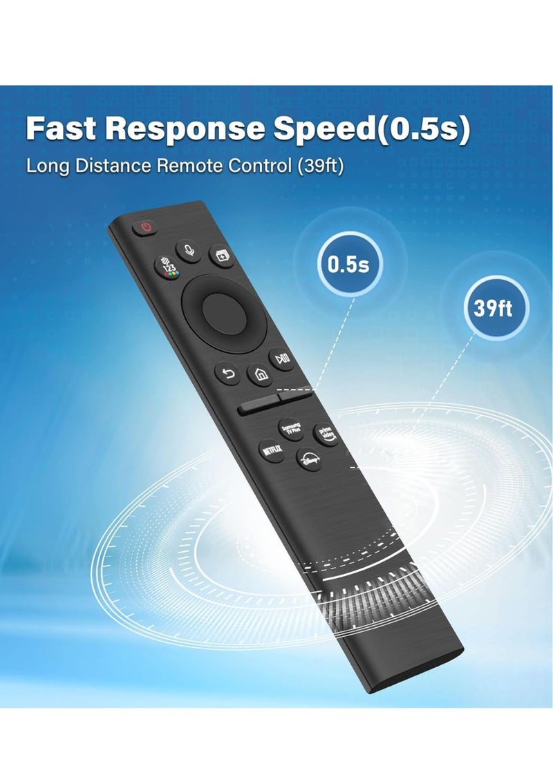 Universal Rechargeable Remote Control with Shortcut ons for Samsung 4K Ultra HD TVs