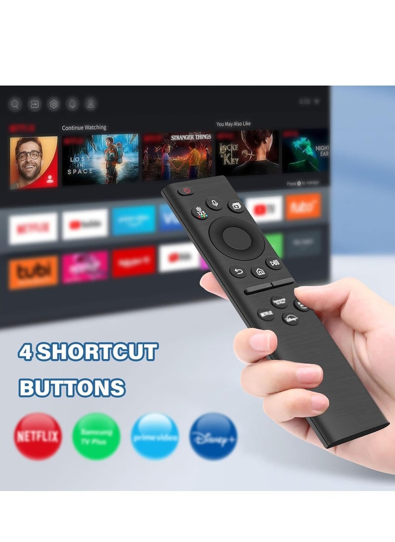 Universal Rechargeable Remote Control with Shortcut ons for Samsung 4K Ultra HD TVs