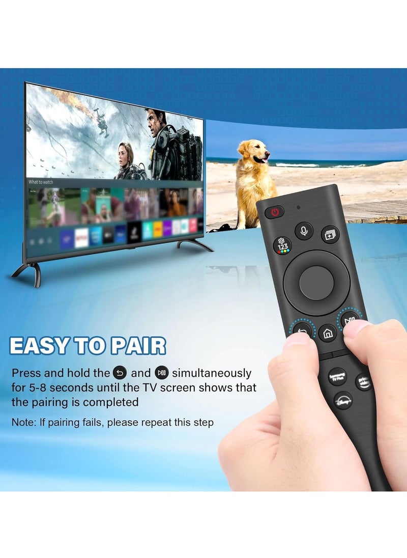 Universal Rechargeable Remote Control with Shortcut ons for Samsung 4K Ultra HD TVs