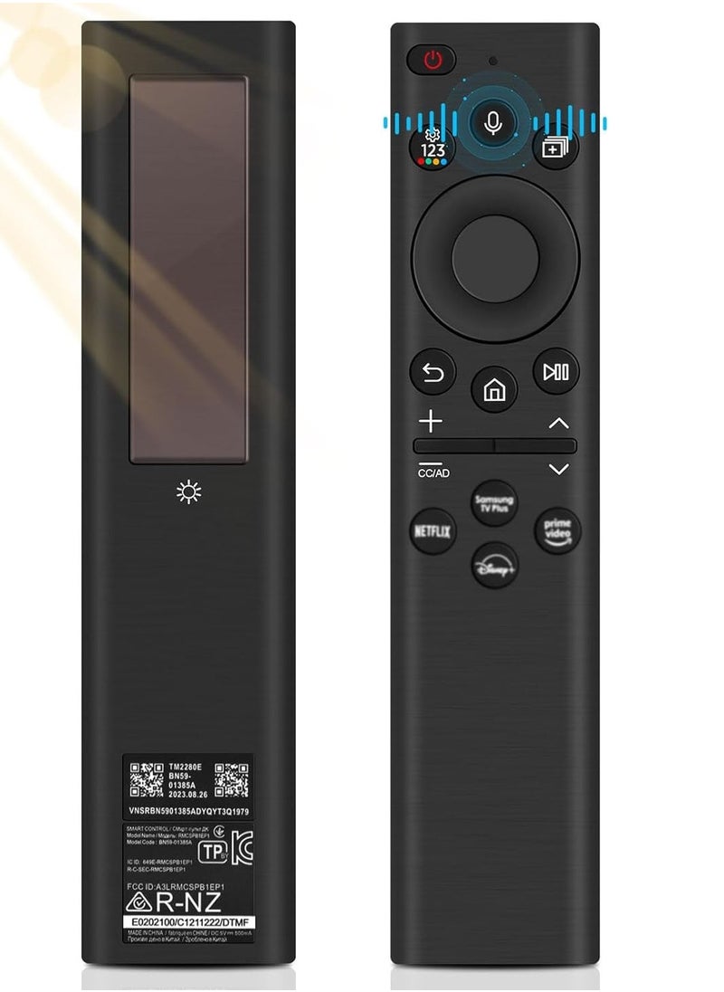 Universal Rechargeable Remote Control with Shortcut ons for Samsung 4K Ultra HD TVs