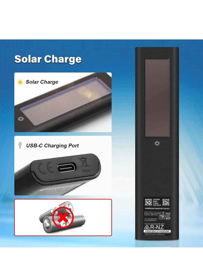 New Eco-Friendly Solar Voice Remote for Samsung Neo LED Smart TVs (2021-2022)