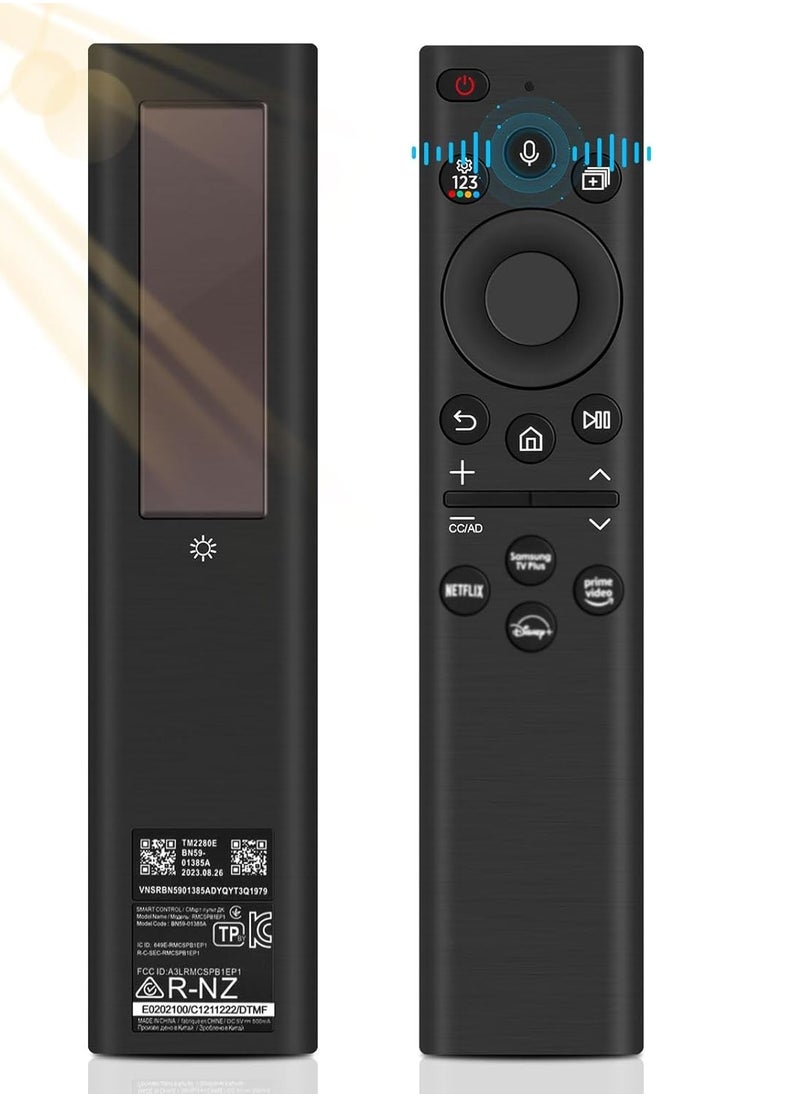 New Eco-Friendly Solar Voice Remote for Samsung Neo LED Smart TVs (2021-2022)