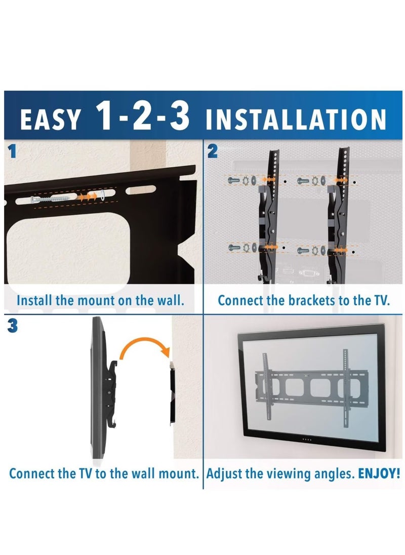 15 Degree Up & Down Tilt Wall Mount LED TV Bracket for 37-70'' ATLB37-70T