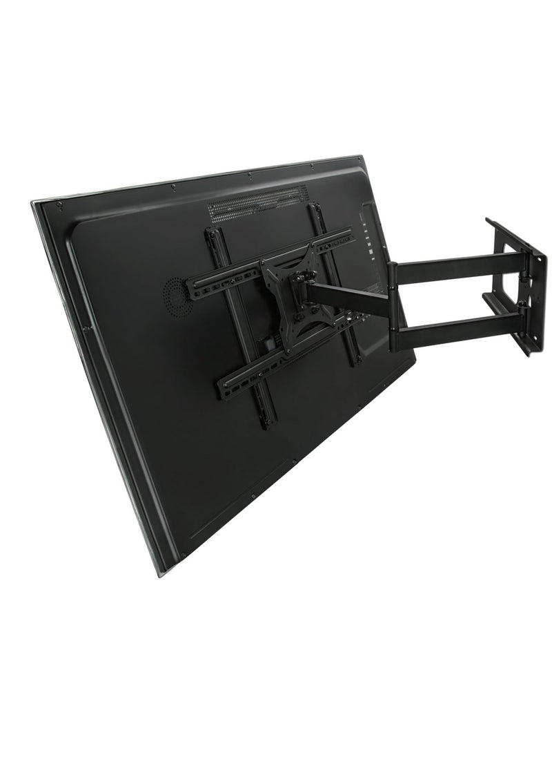 NEW Full Motion Articulating TV Wall Mount Bracket for 32-70 Plasma, LED, LCD Flat Screens – Supports up to 100 lbs, VESA 600x400, Tilt, Swivel, Extend, Compress