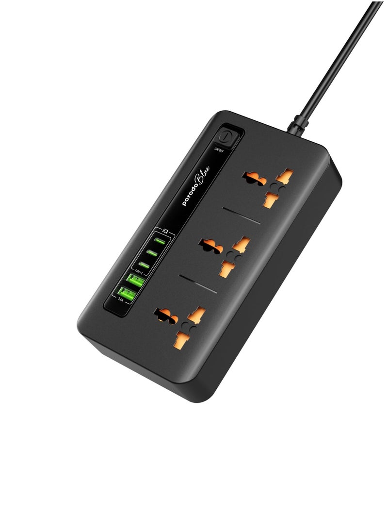 Multi-Port Power Hub - Black