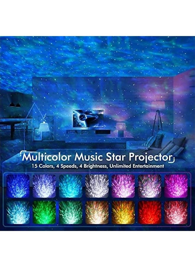 Star Projector Space Dog,  Galaxy Projector for Bedroom Remote Control, Bluetooth Speaker and White Noise Night Light Projector Smart Sky Projector for Kids Game Room Home Theater Ceiling Decor