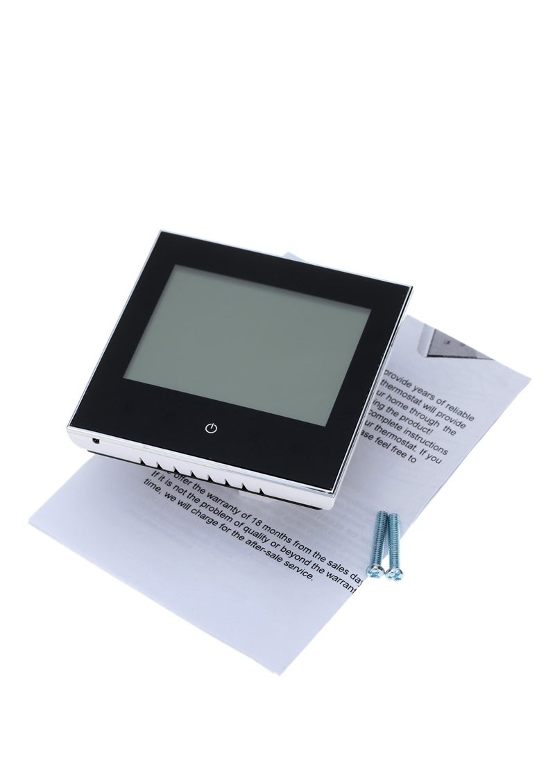 16A 110-230V Weekly Programmable LCD Display Touch Screen Electric Heating Thermostat Room Temperature Controller