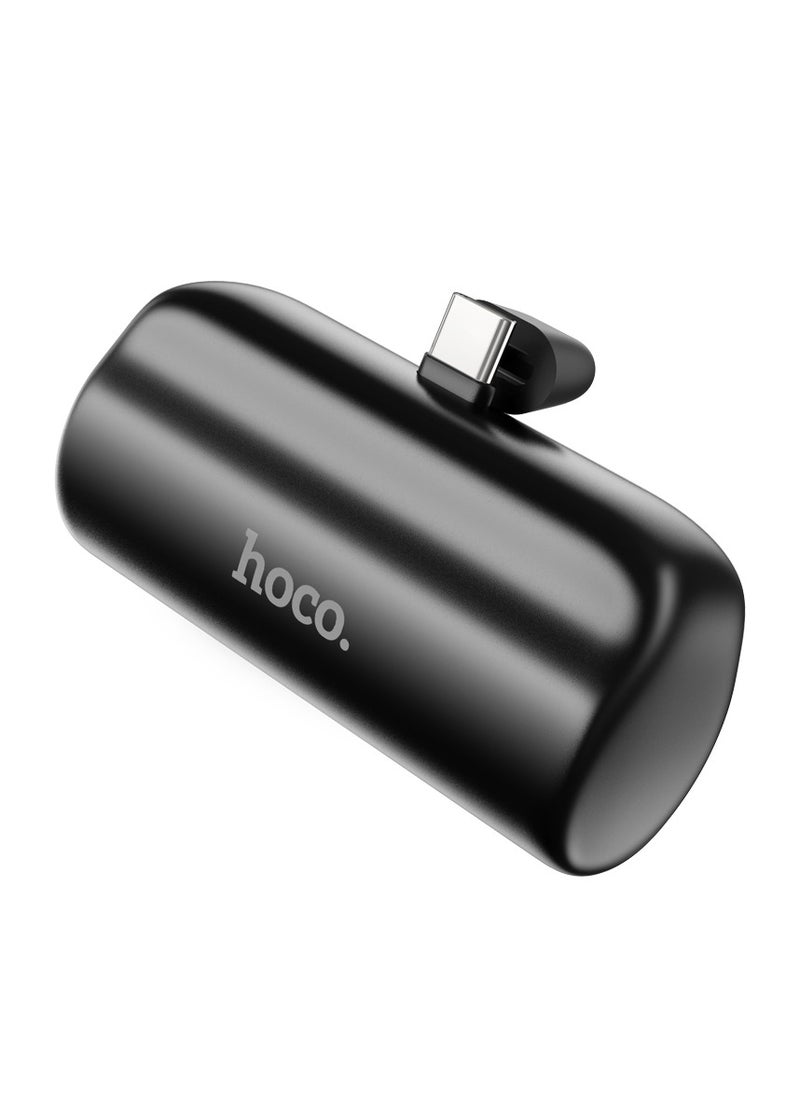 J106 Pocket Power Bank (Type-C, 5000mAh) – Compact and Portable Charger for iPhone 15/14/13/12 Series, Samsung Galaxy S23/S22/S21, AirPods, and More