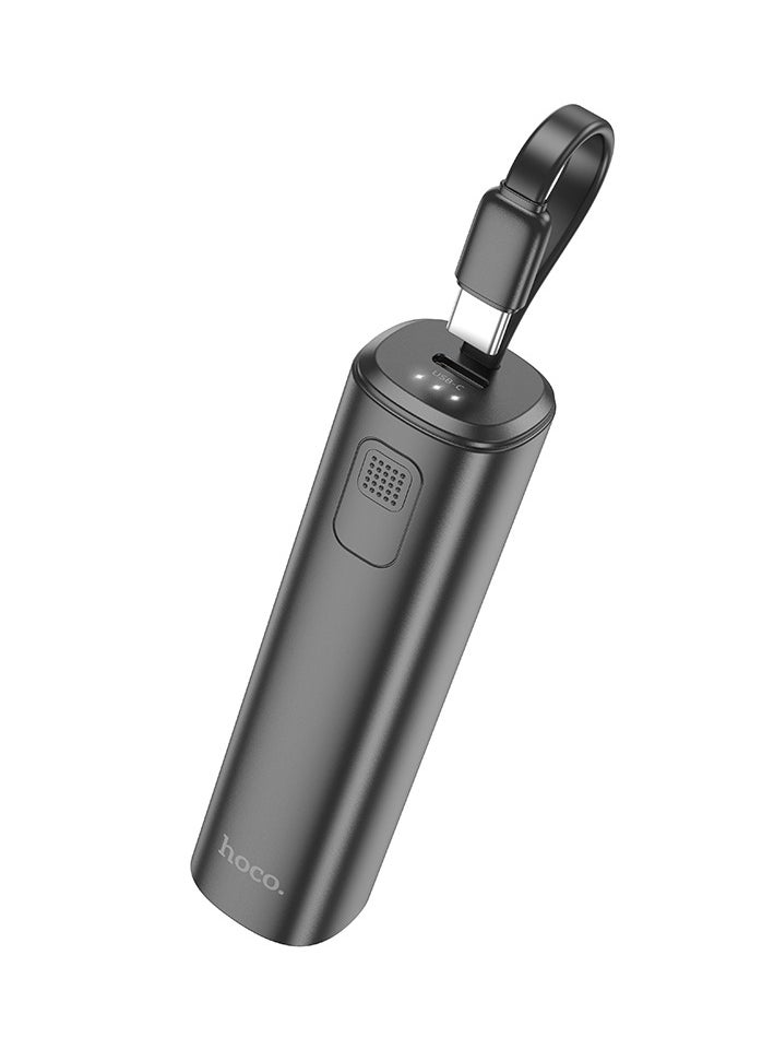 J113 Energy Bar Wired Power Bank (Type-C, 5000mAh) – Portable Charger for Samsung Galaxy S23/S22, iPads, AirPods, and More