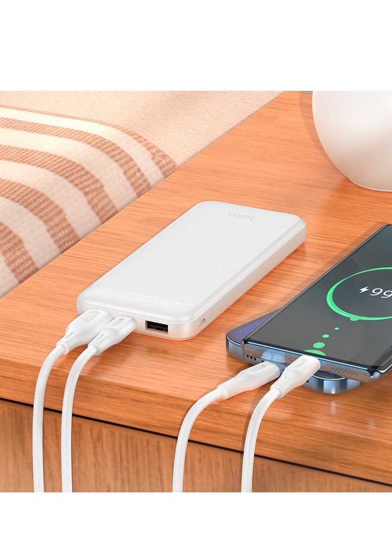 J111 Smart Charge Power Bank (10000mAh) – Compact Fast Charging for iPhone 15/14/13/12, Samsung Galaxy S23/S22, and More