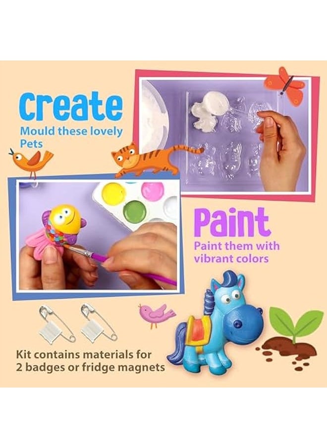 Mould And Paint Cute Pets Arts And Crafts Toy [00-03539]