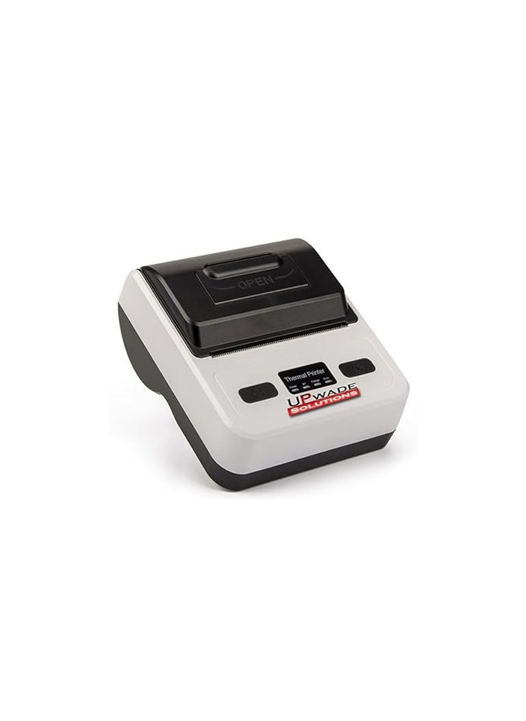 Upwade 80mm (3 Inches) Direct Thermal Printer USB + Bluetooth + Rechargable Battery (Receipt)