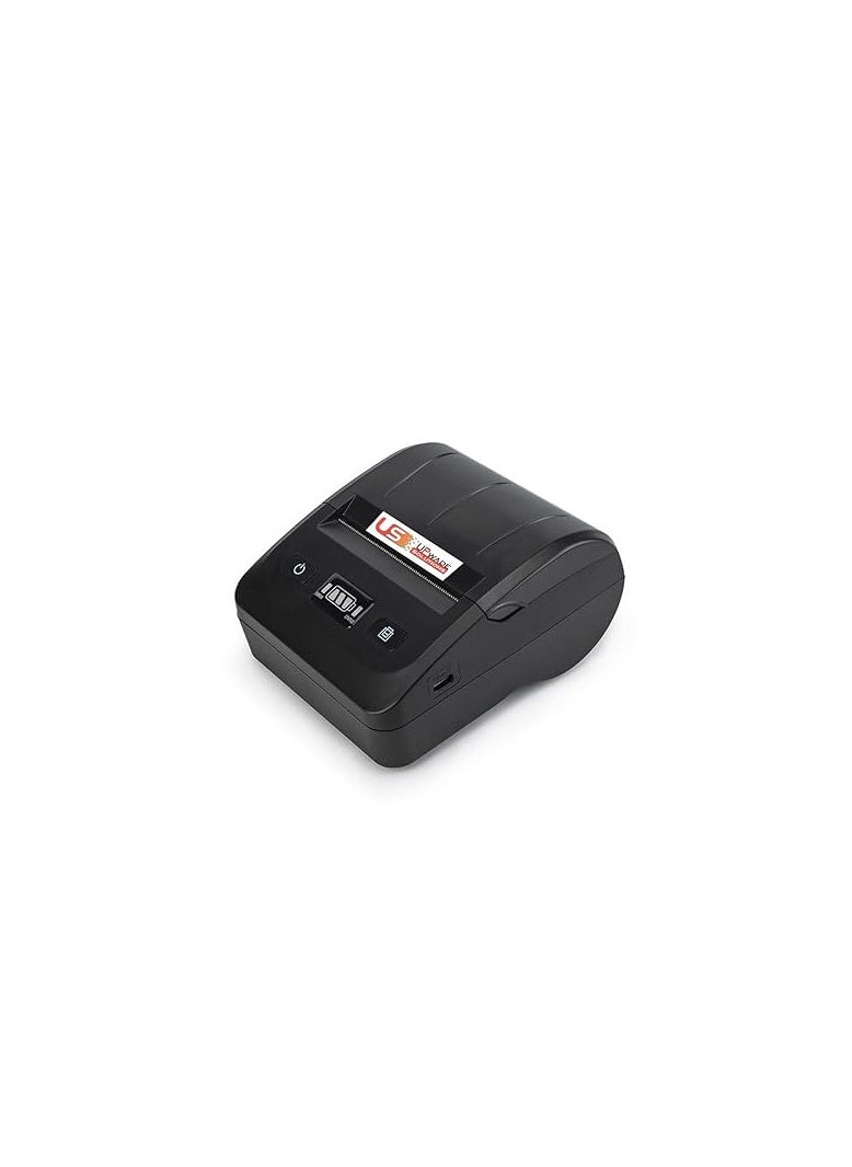 Upwade 80mm (3 Inches) Direct Thermal Printer USB + Bluetooth + Rechargable Battery (Receipt + Label)