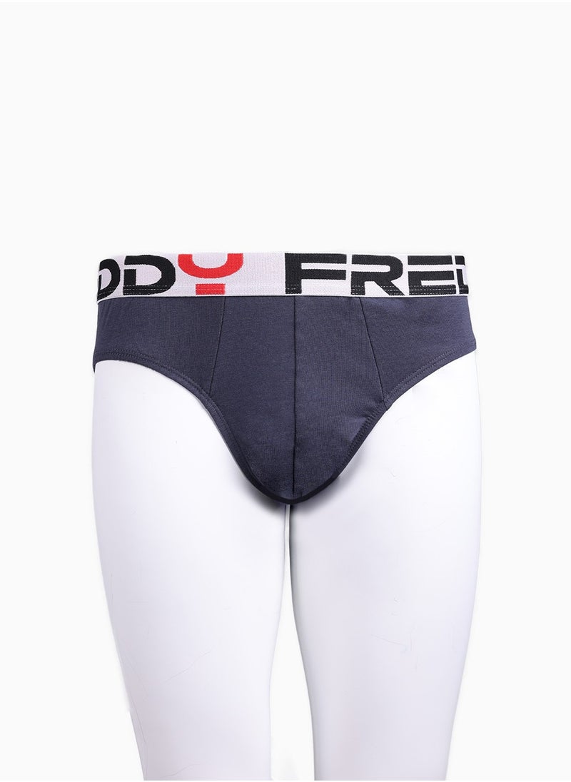 Fashion Sports Brief - Navy Blue | Classic Cotton Men's Brief