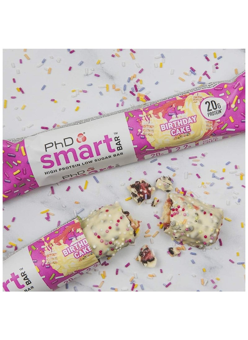 Smart Protein Bars, New & improved, Low Sugar Bar, 20g Protein (12 x 64g, Variety Pack)