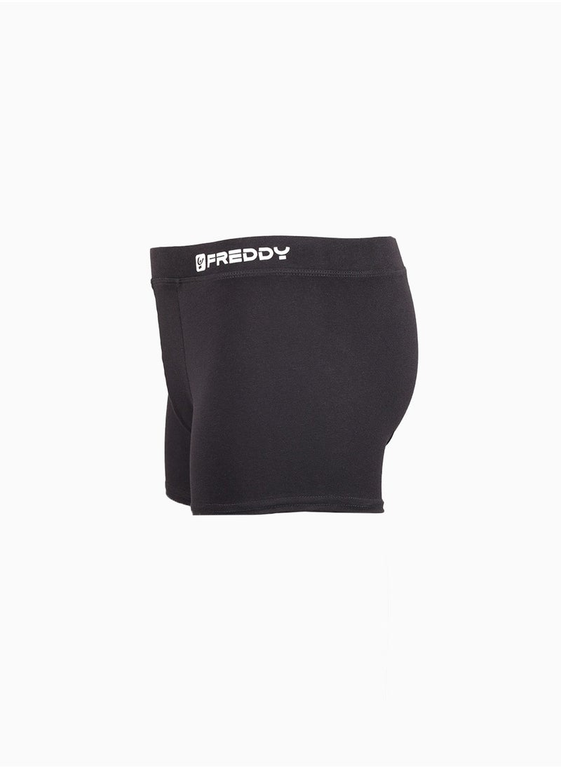 BASIC PIAZZATO Boxer - Black | 100% Cotton Men's Boxer