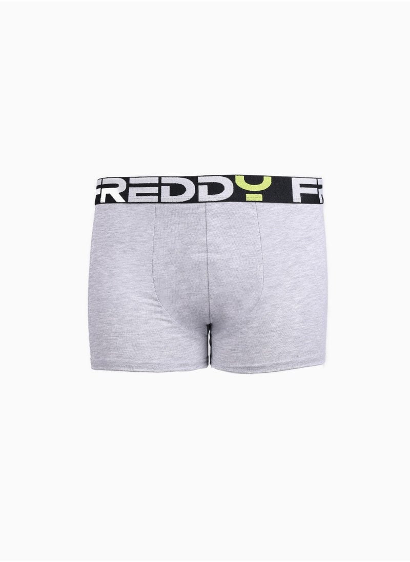 Fashion Sports Boxer - Grey | Classic Cotton Boxer