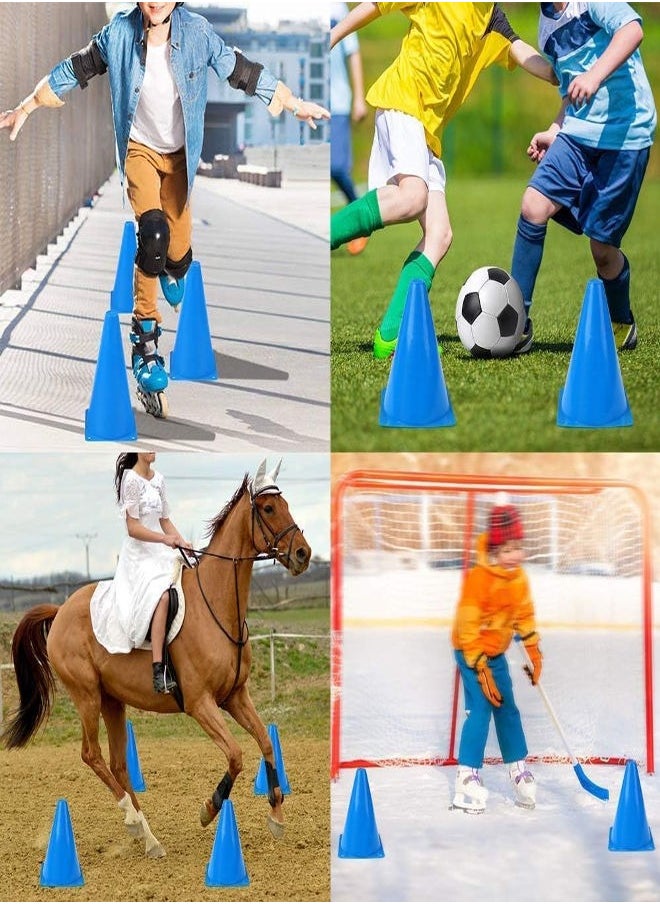 Plastic Training & Playing Field Equipment 48cm Cone Markers Pack of 20 (Colour May Vary), Assorted