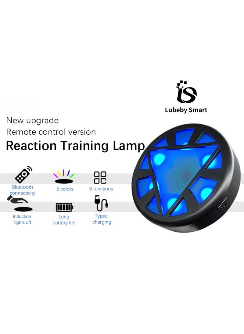 Lubeby Smart Soccer Player Goalie Reaction Improvement Training Equipment with Remote Control Reaction Training Light ( 6 Lights + 1 Remote )