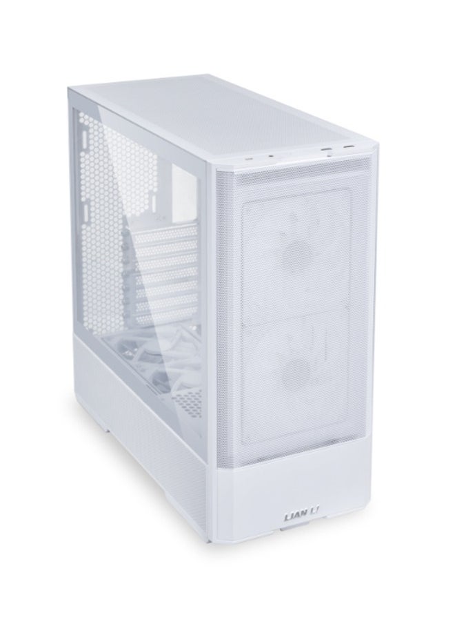 Lancool 207 ATX Mid-Tower Gaming PC Case with 2 ARGB Fans, Tempered Glass Side Panel, Up to 360mm Radiator Support, USB 3.1 Type-C Port, Sleek and Modern Design, G99.LAN207RW.00