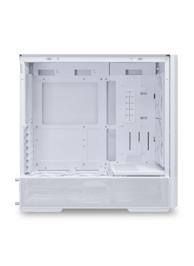 Lancool 207 ATX Mid-Tower Gaming PC Case with 2 ARGB Fans, Tempered Glass Side Panel, Up to 360mm Radiator Support, USB 3.1 Type-C Port, Sleek and Modern Design, G99.LAN207RW.00