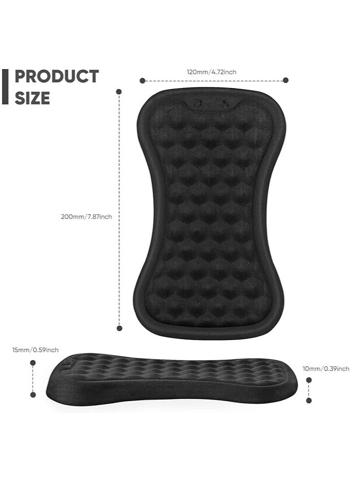 Rest Pad Wrist Rest Pad, Memory Foam Arm Rest Pad, for Desk, Relieve Pain Armrest Wrist Support with Non-Slip Base, for Office & Home, Elastic Granular Cotton Fiber  Cushion