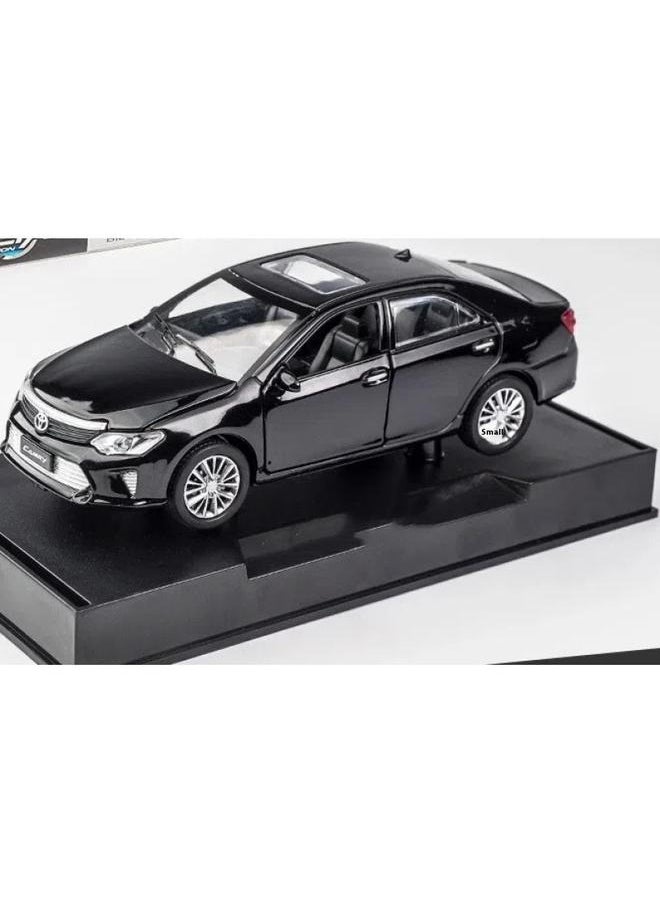 Auto Pull Back Die-Cast Vehicle-Toyota Metal Car Model Toy Pull Back Diecast Model Car Non-Remote Controlled Toys(Black)