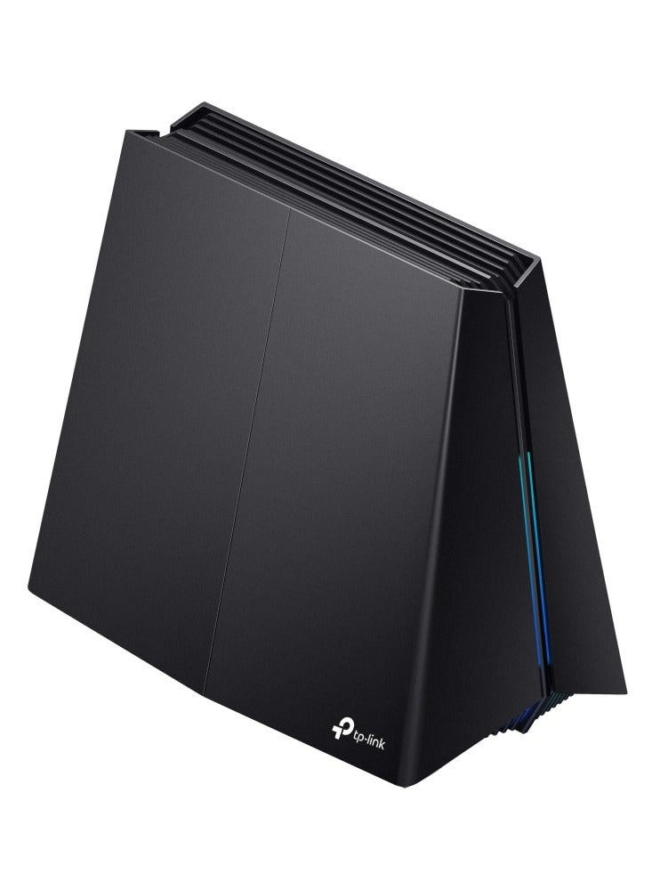 AXE5400 Tri-Band Wi-Fi 6E Gaming Router, up 5.4Gbps, 2.5G Port, 6 GHz Band, Game Acceleration, HomeShield Security, Gaming & Streaming, Smart Home, EasyMesh Compatibility (Archer GXE75) Black