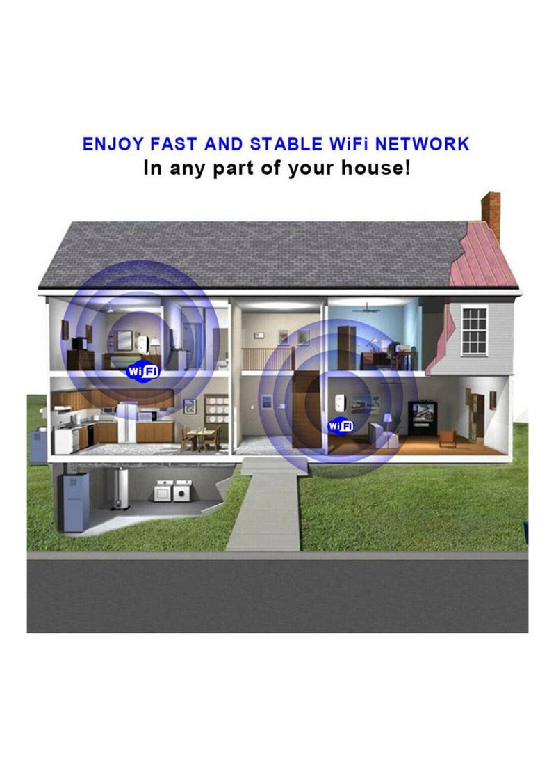 Wifi Extender Signal Booster, The Newest Generation, Wireless Internet Repeater, Long Range Amplifier with Ethernet Port, Access Point, Easy to Use, Support 2.4g Wifi, Devices Can Be Used