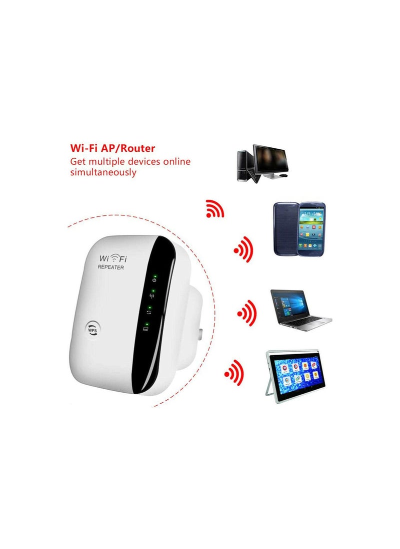 Wifi Extender Signal Booster, The Newest Generation, Wireless Internet Repeater, Long Range Amplifier with Ethernet Port, Access Point, Easy to Use, Support 2.4g Wifi, Devices Can Be Used