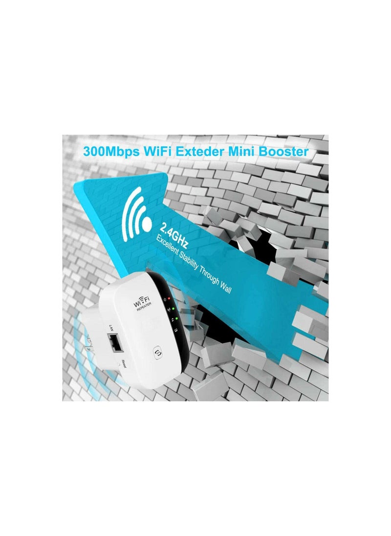 Wifi Extender Signal Booster, The Newest Generation, Wireless Internet Repeater, Long Range Amplifier with Ethernet Port, Access Point, Easy to Use, Support 2.4g Wifi, Devices Can Be Used