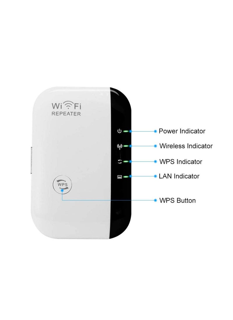 Wifi Extender Signal Booster, The Newest Generation, Wireless Internet Repeater, Long Range Amplifier with Ethernet Port, Access Point, Easy to Use, Support 2.4g Wifi, Devices Can Be Used