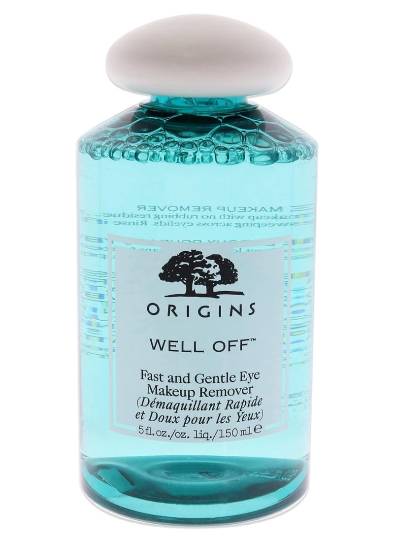 Origins Well Off Fast And Gentle Eye Makeup Remover, 5 Fl Oz