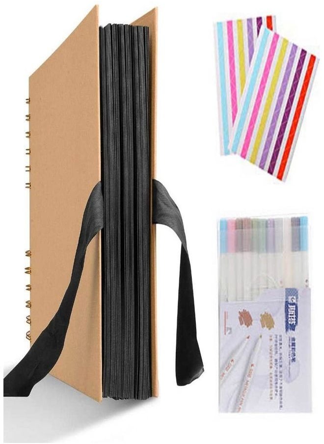 Scrapbook Photo Album Set Multicolour 29x21.5cm