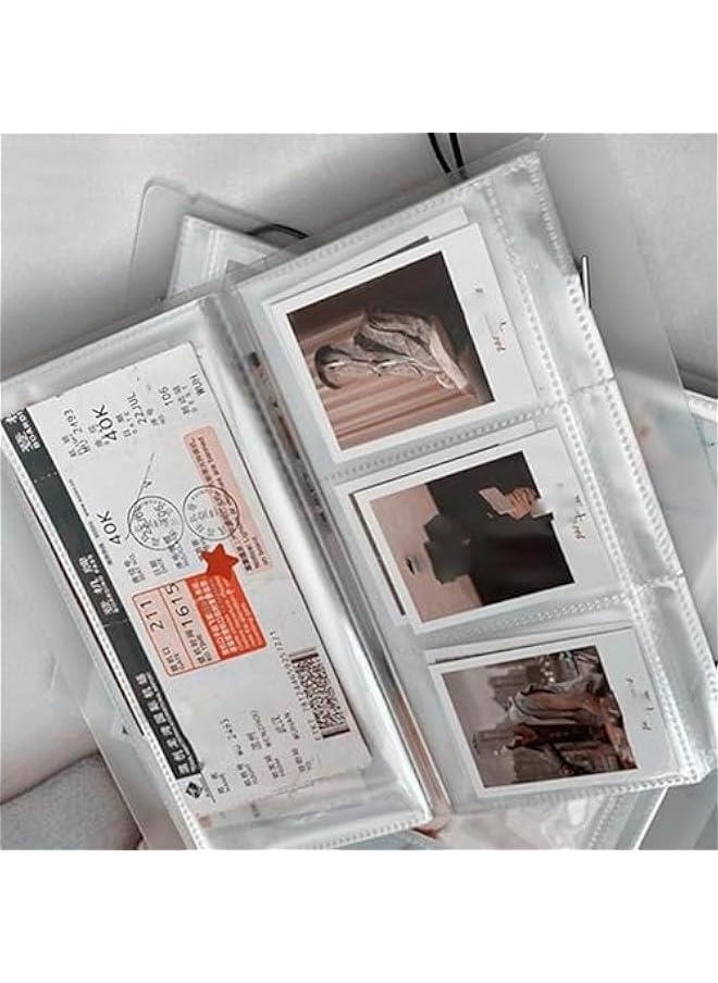 2pcs Ticket Photo Card Collection Sticker Collecting Als Photo Storage Al Tickets Storage Al Postcard Storage Al Ticket Storage Cards Al Carry Pp Travel Train Ticket