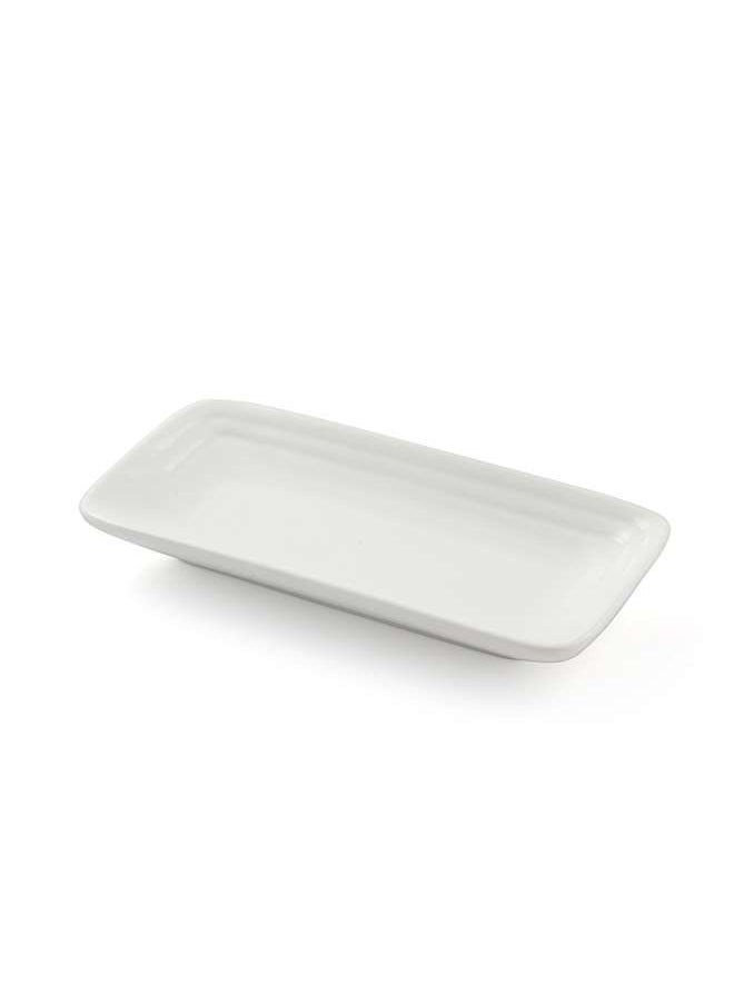 Ivory Porcelain Rectangular Dish 5.5 Inch