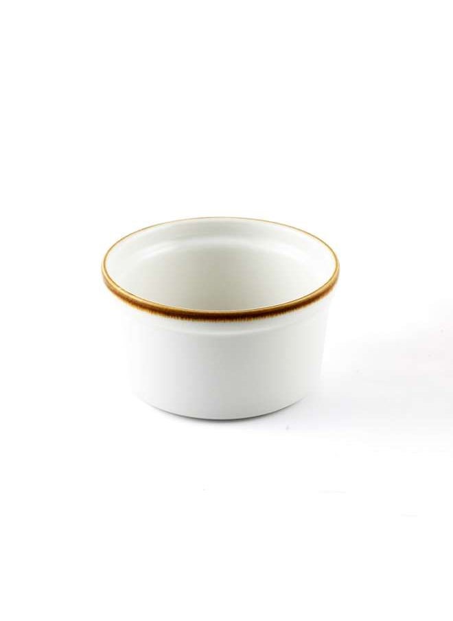 Mocha Porcelain Lined Ramekin 6.8 cm