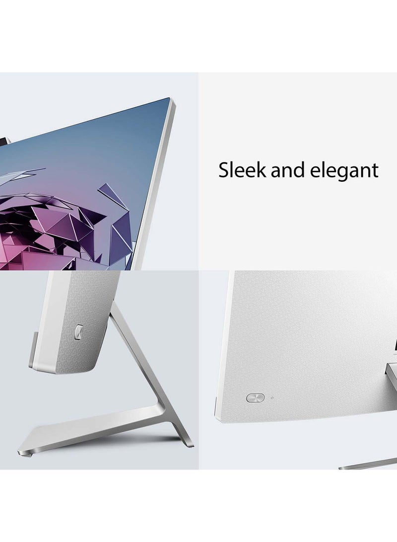 All In One Pc 23.8-Inch Display, Core i5-1335U Processor/8GB RAM/512GB SSD/Intel UHD Graphics/DOS(Without Windows) English/Arabic White
