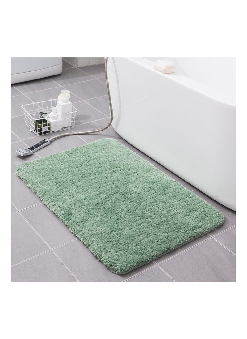 Ultra fine fiber bathroom floor mat with strong anti slip and water absorption properties, fast drying carpet mat suitable for living room, kitchen, bedroom, bathroom, balcony, home decoration (50 * 80cm), machine washable