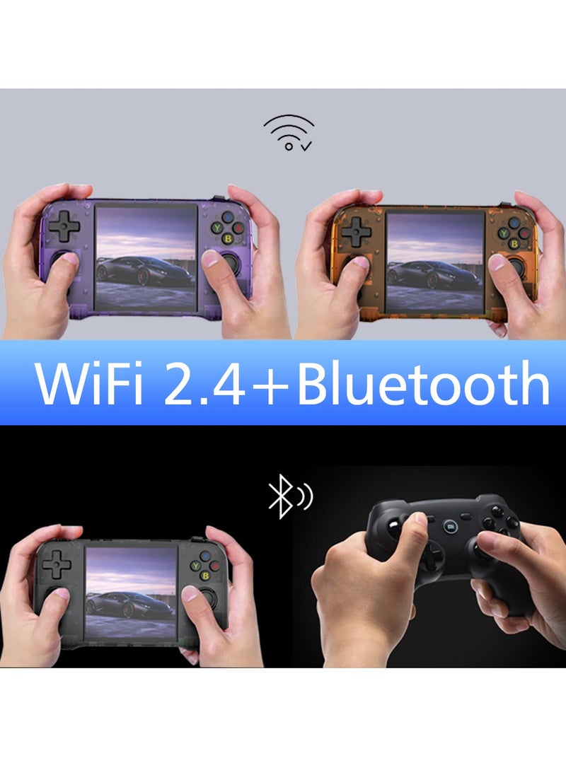 R46S Handheld Retro Gaming Console Linux System Preloaded With 8000+ Games 4 Inch Screen FPS 60HZ 4000mAh Wifi Bluetooth 32G+64G