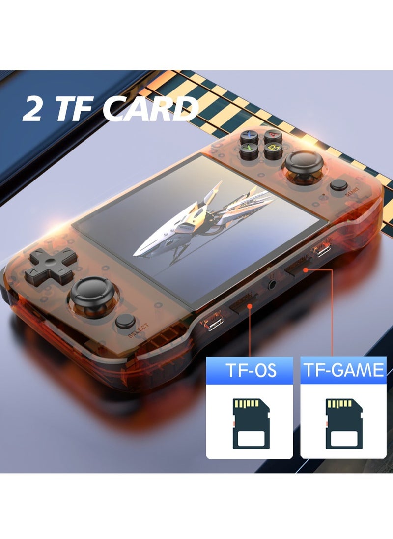 R46S Handheld Retro Gaming Console Linux System Preloaded With 8000+ Games 4 Inch Screen FPS 60HZ 4000mAh Wifi Bluetooth 32G+128G